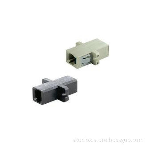 MTRJ Fiber Optic Adapter For FTTH , CATV Networks , Plastic